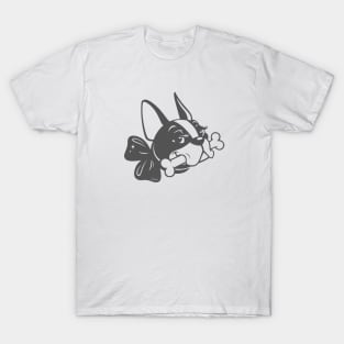 French Bulldog "Cherry" B&W T-Shirt